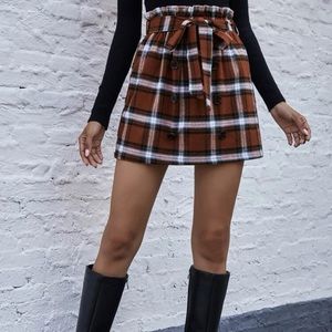 Plaid skirt